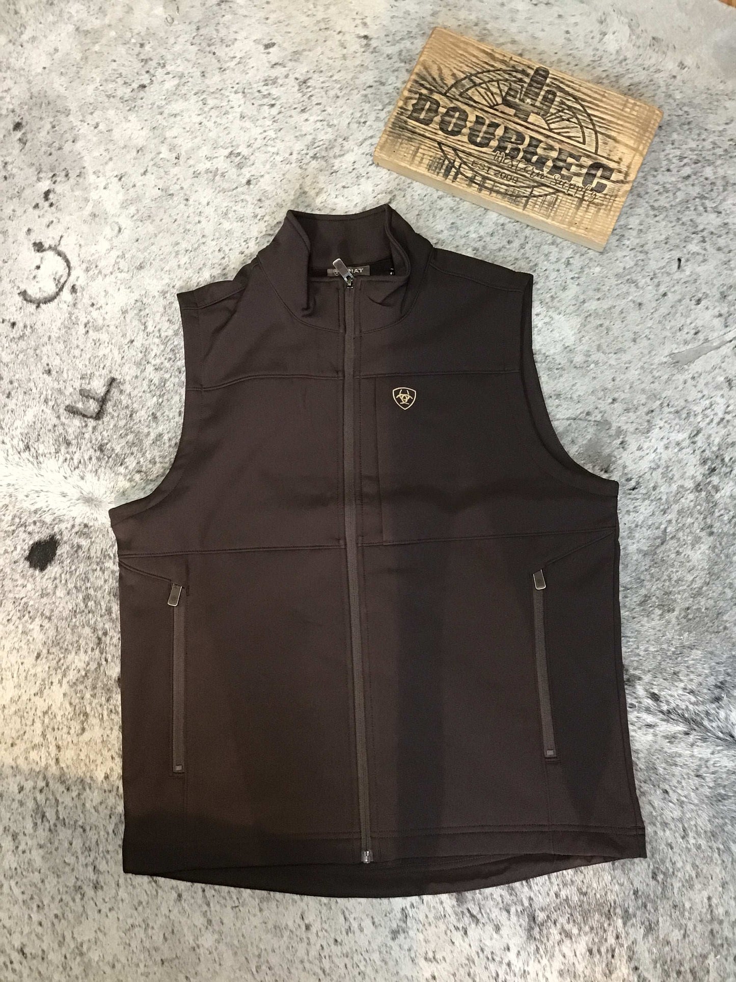Men's Vernon Softshell Vest Coffee Bean 10062601 Coats & Jackets ariatmens Ariat
