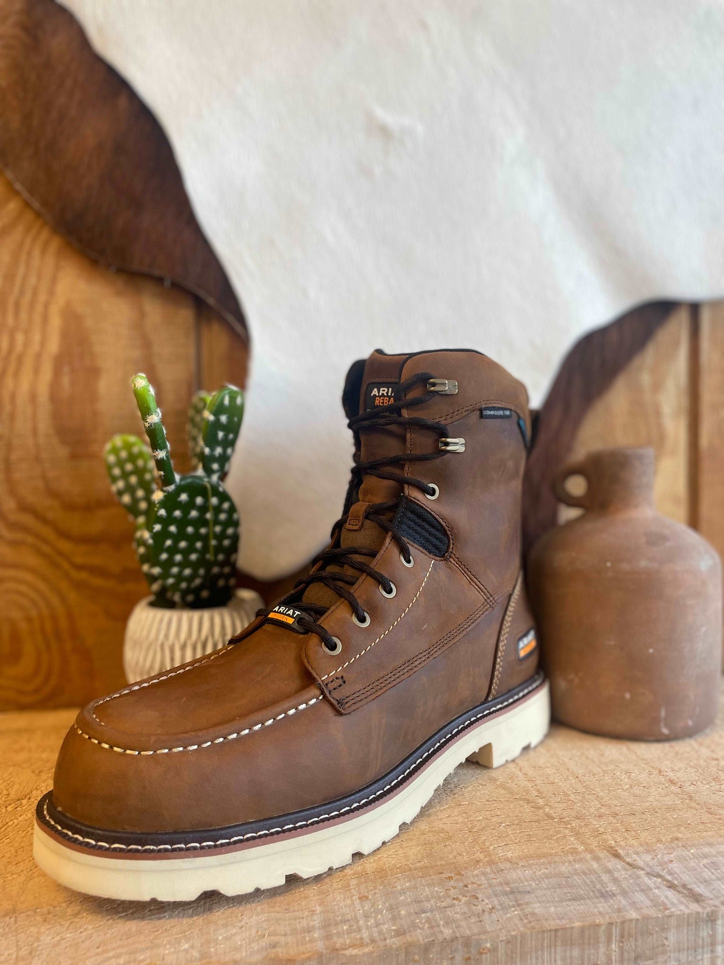 Ariat Rebar Lift 8 H2O Work Boots Composite Toe 10047028 Mens Boots ariatfootwear ariatmens Ariat