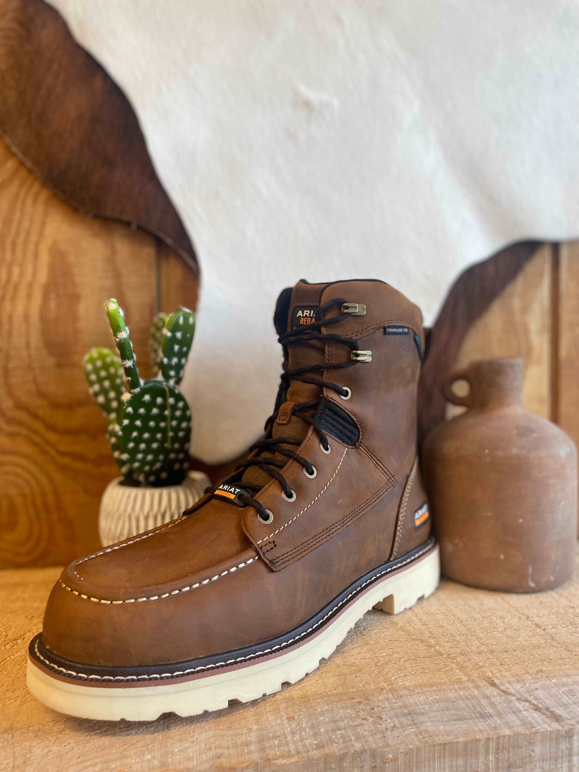 Ariat Rebar Lift 8 H2O Work Boots Composite Toe 10047028 Mens Boots ariatfootwear ariatmens Ariat