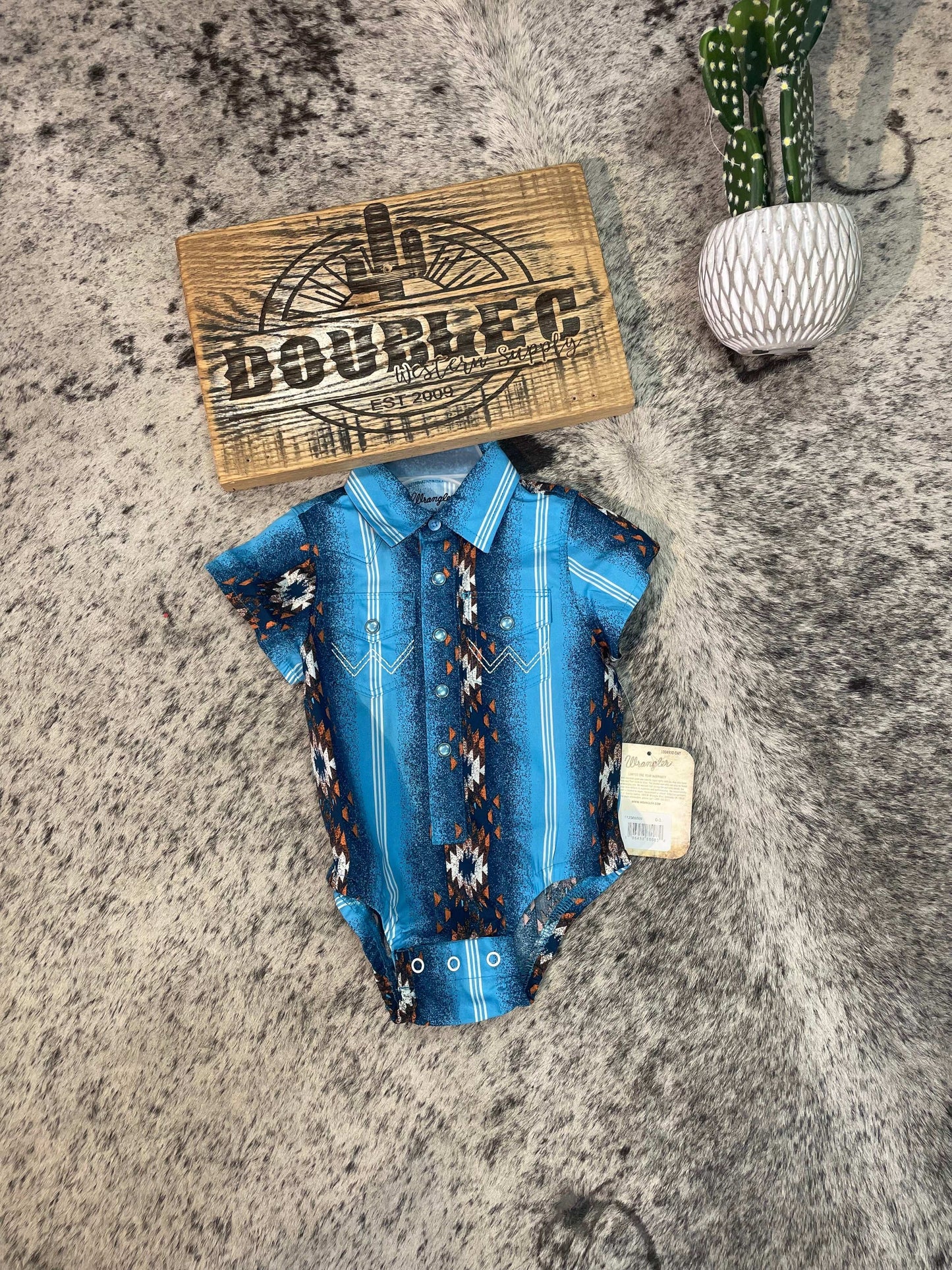 Wrangler® Baby Boy Short Sleeve Bodysuit - Multi Baby & Toddler Wrangler