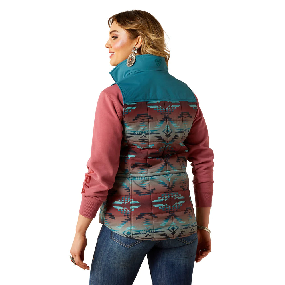 Women's REAL Crius Vest Dragonfly/Inez Blanket Print - 10062552 Chap & Vest ariatwomens Ariat