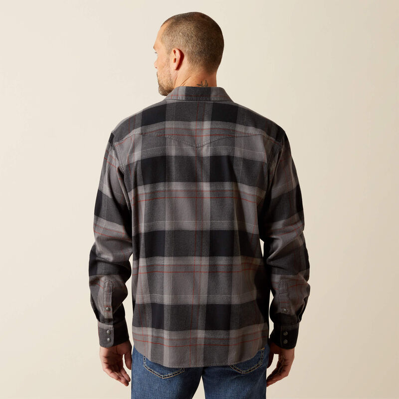 MNS Hernandez Retro Fit Shirt DARK GREY 10065762 Shirt Ariat