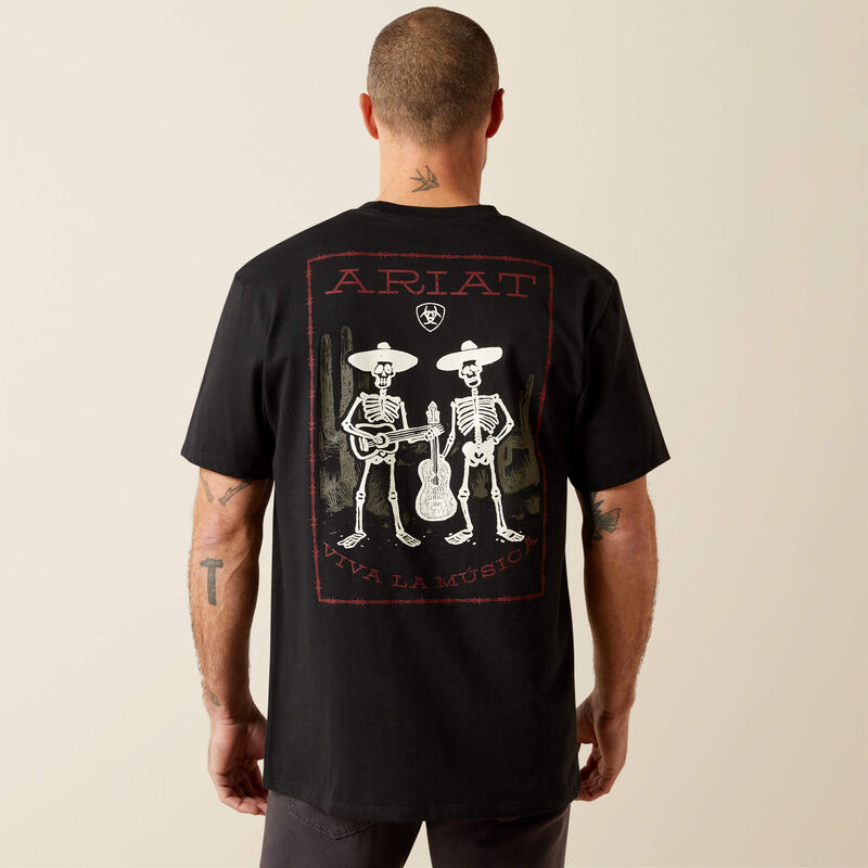 Men's Ariat Grateful Muertos T-Shirt 10065895 T Shirt Ariat