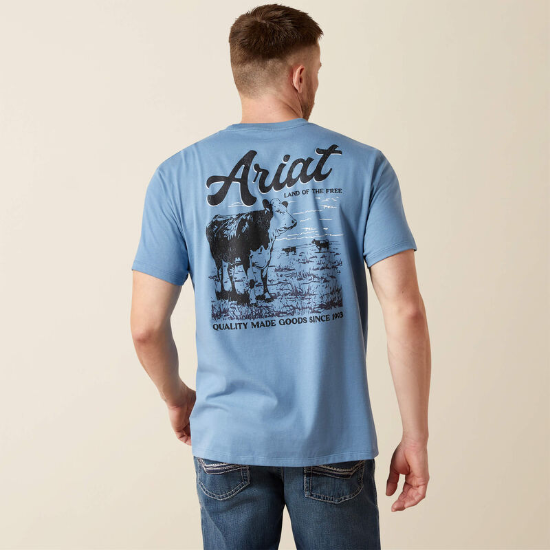 Men's Ariat Cattle Co. T-Shirt 10065896 T Shirt Ariat