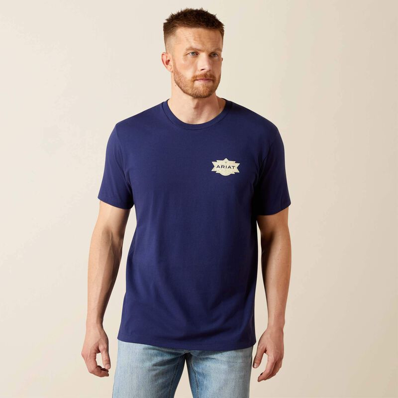 Men's Ariat Mesa Motif Lockup T-Shirt 10065904 T Shirt Ariat