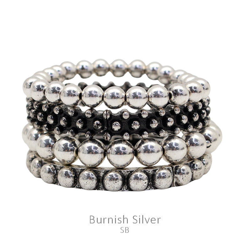 Western Layered Bubble Stretch Bracelet Bracelet Women's Sammi Trading