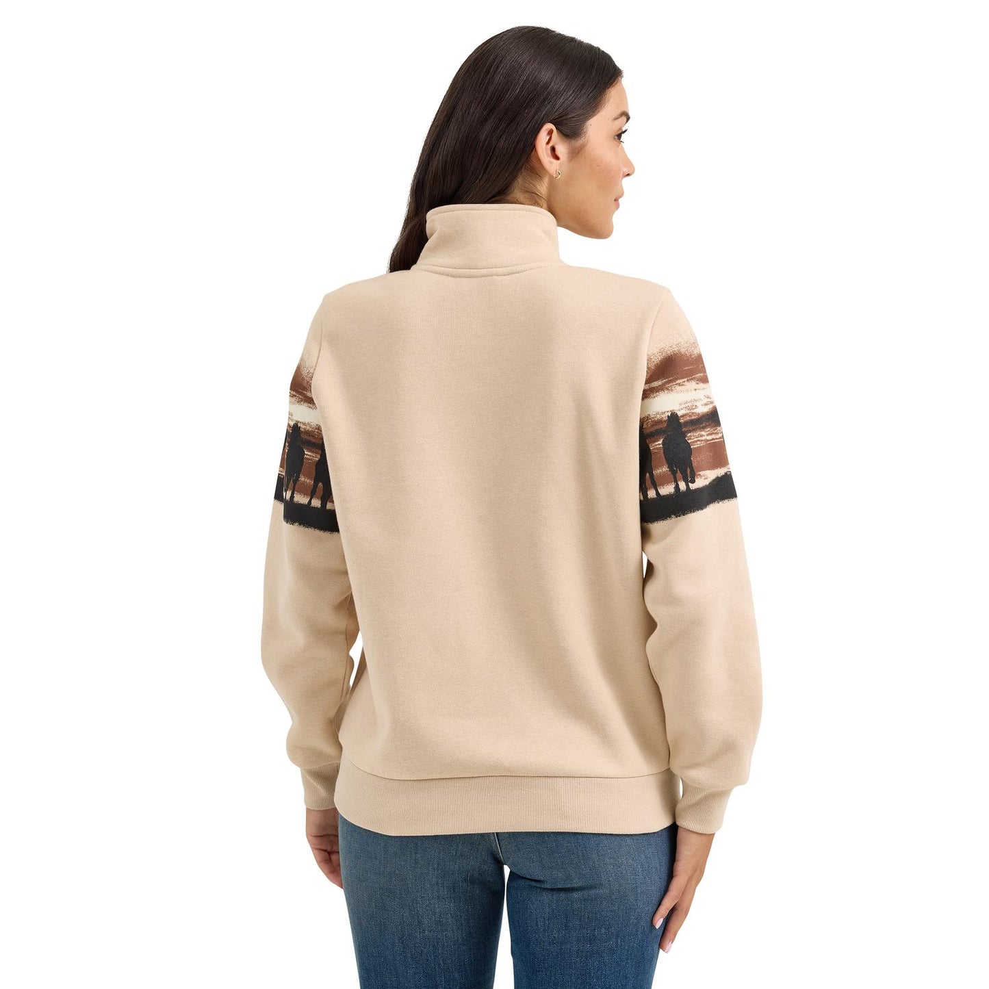 Wrangler Retro® Western Vintage Sweater - Cream 112367394 Sweatshirt Wrangler