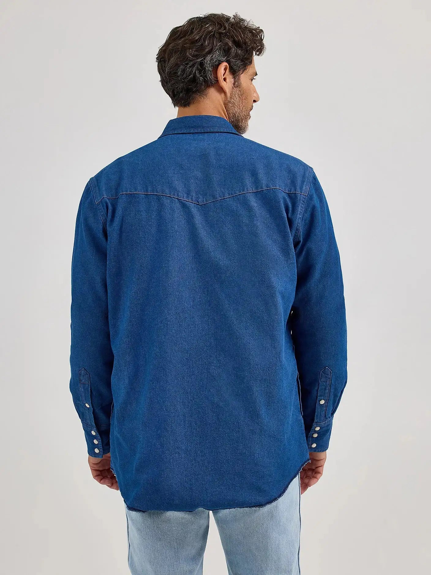 Men's Wrangler® Long Sleeve Flannel Lined Solid Work Shirt 112367727 Coats & Jackets Wrangler