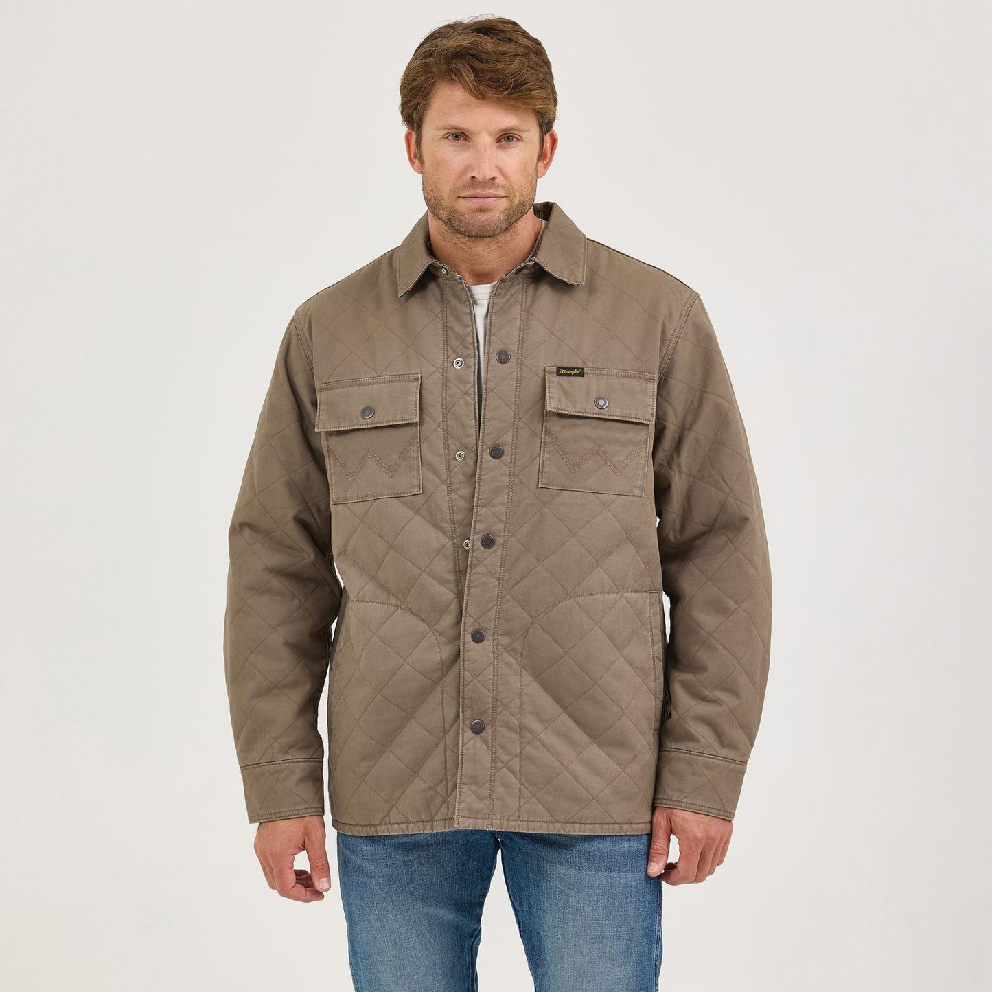 Wrangler® Reversible Jacket - Chocolate Chip 112368205 Coats & Jackets Wrangler