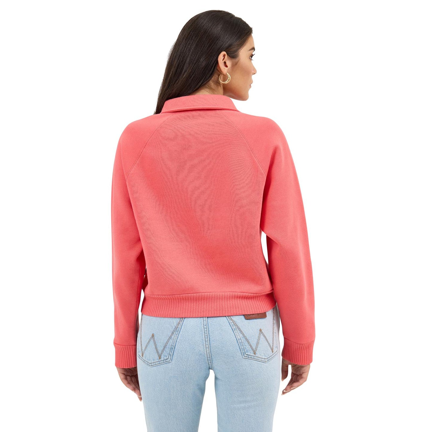 Wrangler Retro® Sweatshirt Half Snap - Pink 11237142 Sweatshirt Wrangler