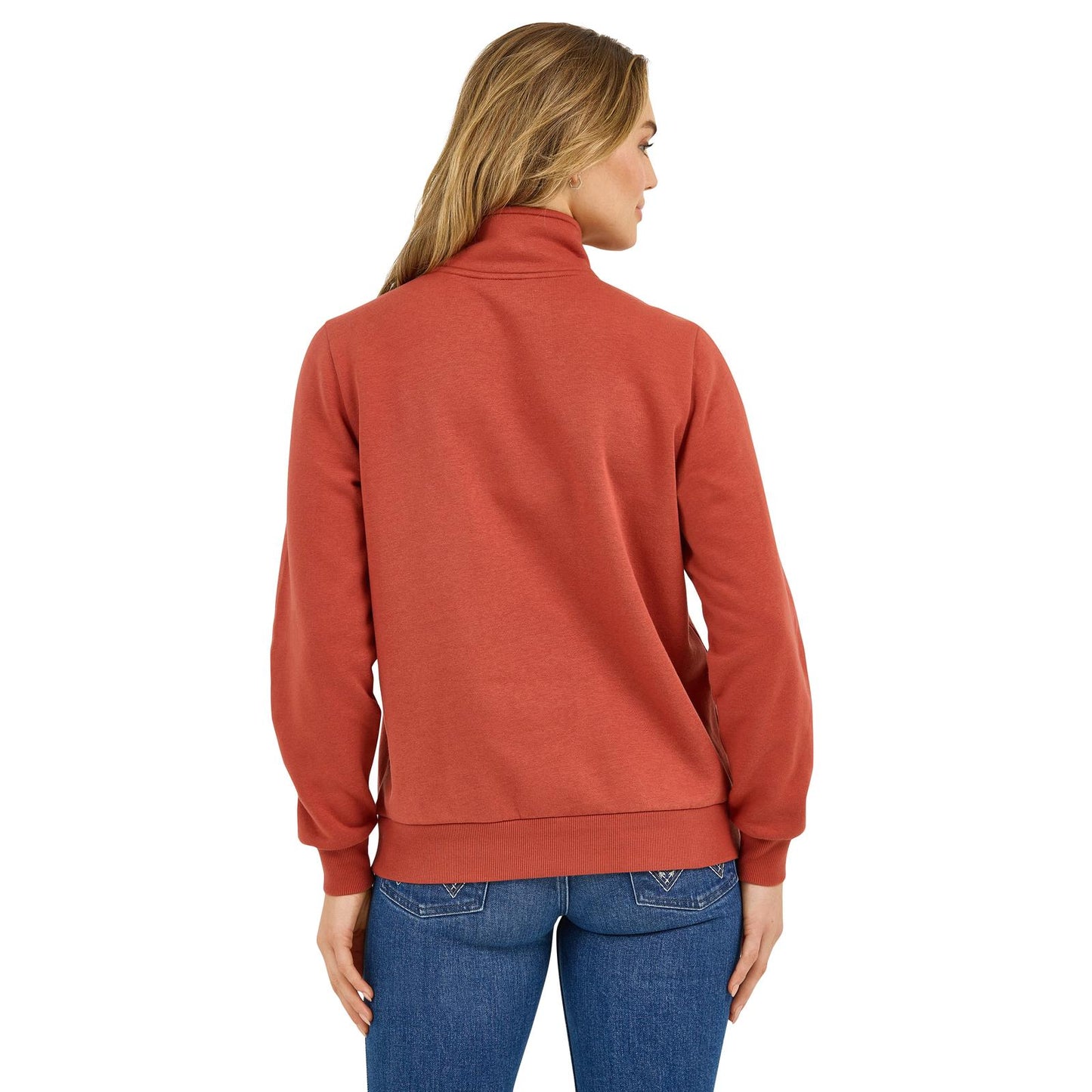 Wrangler Retro® Americana Sweatshirt Zip - Rust 112371636 Pullover Wrangler