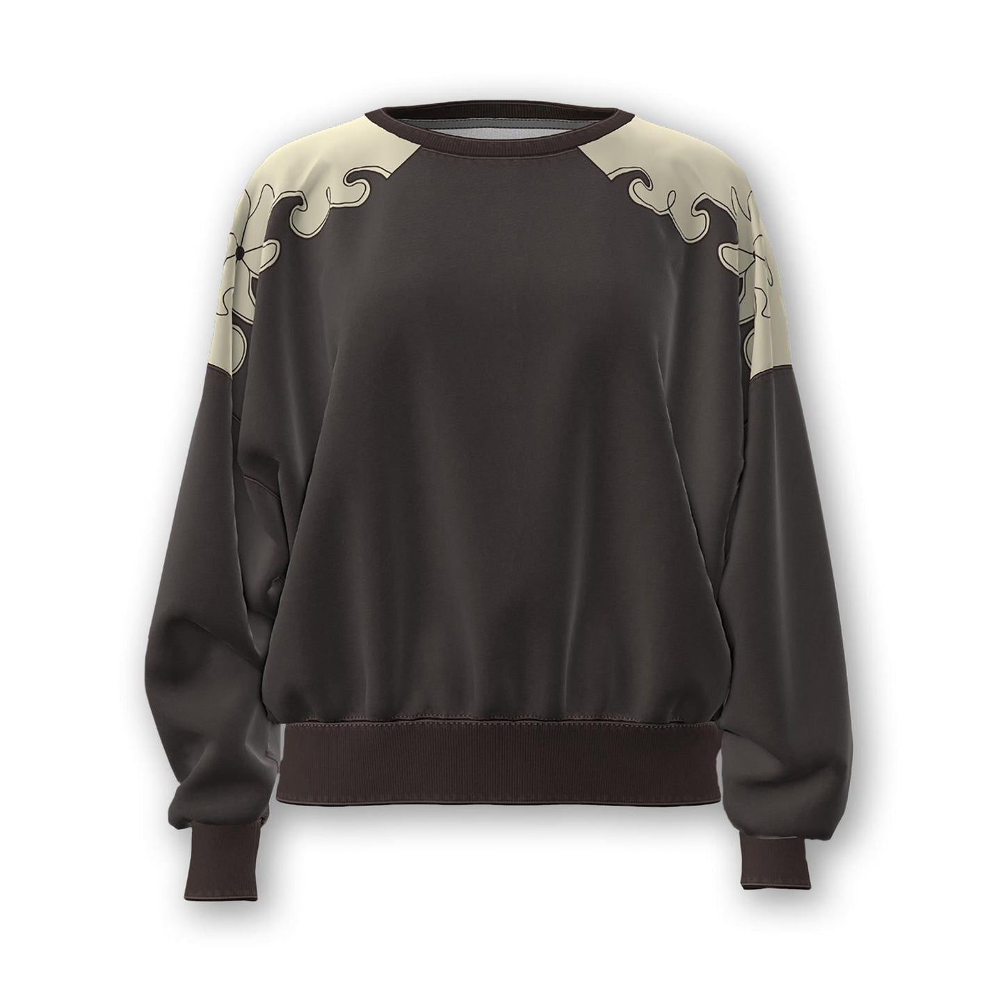 Wrangler® X Lainey Wilson Lainey Crew Sweatshirt - Brown 112373701 Sweatshirt Wrangler