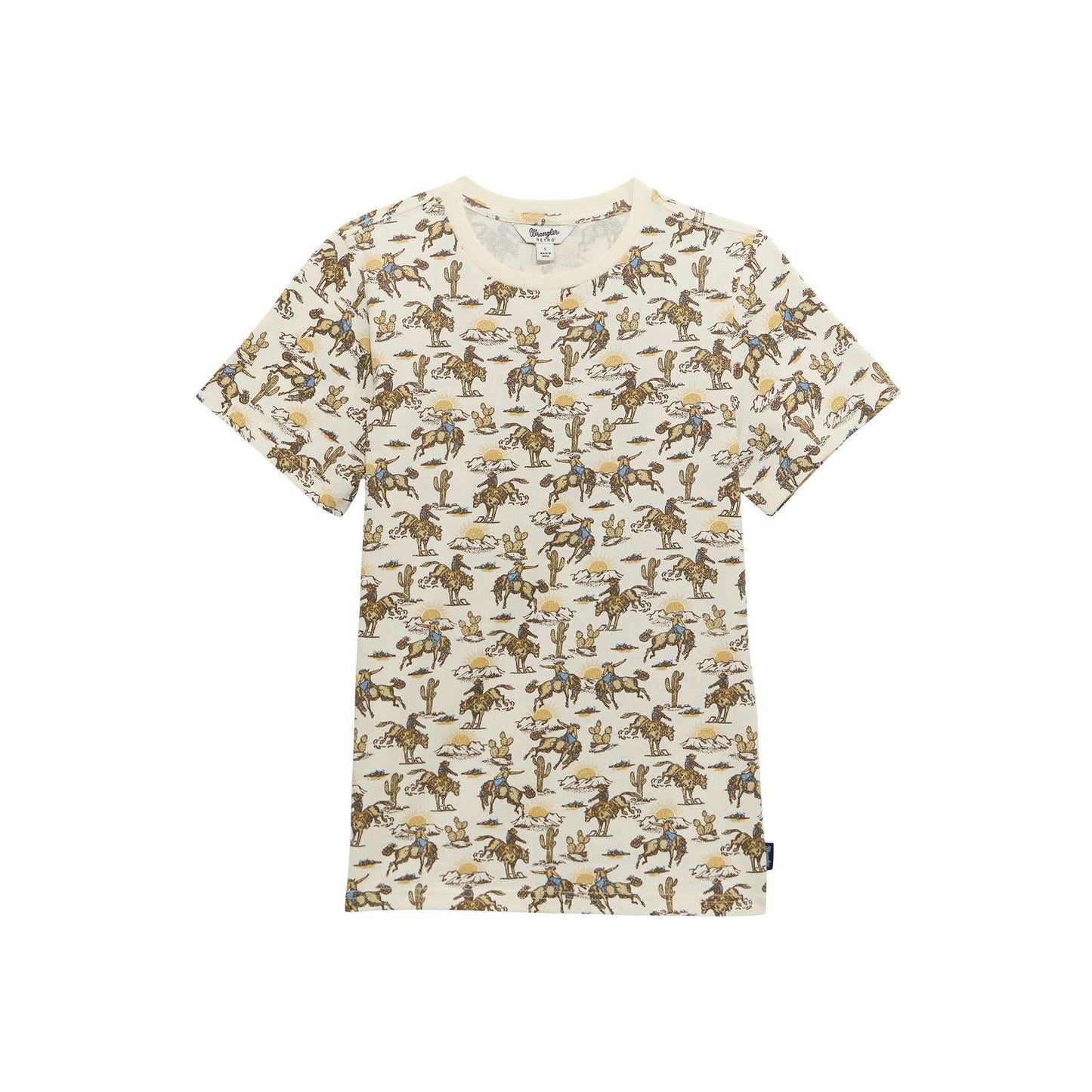 Wrangler Retro® Vintage Knit Tee - Cream - 112375050 Shirt Wrangler