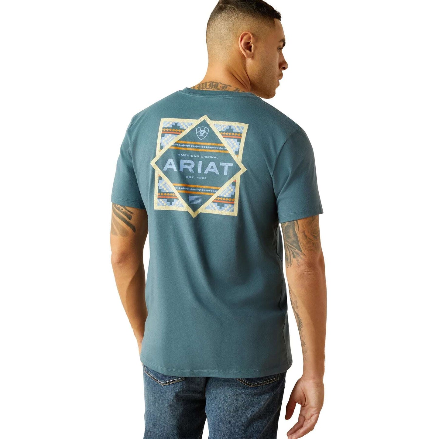 MNS Ariat Puebla Serape T-Shirt 10058897 Shirt ariatmens Ariat