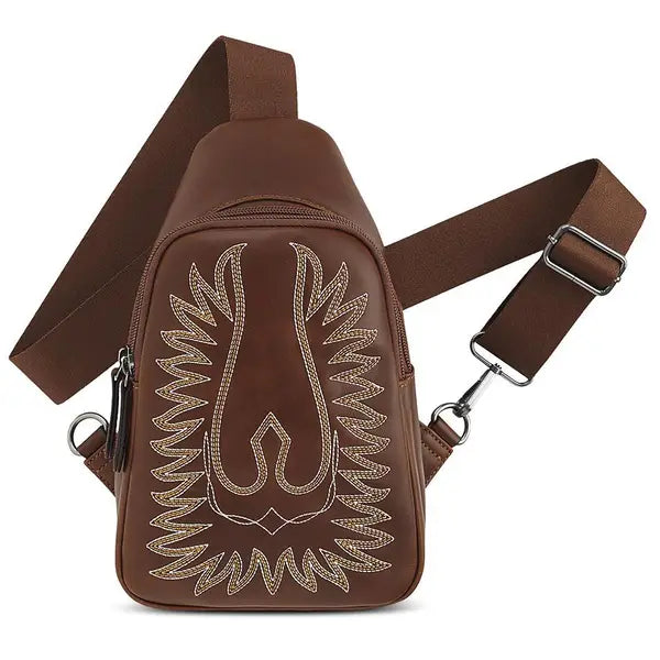 Ladies Casanova Sling Bag Brown A770019702 Purse M & F