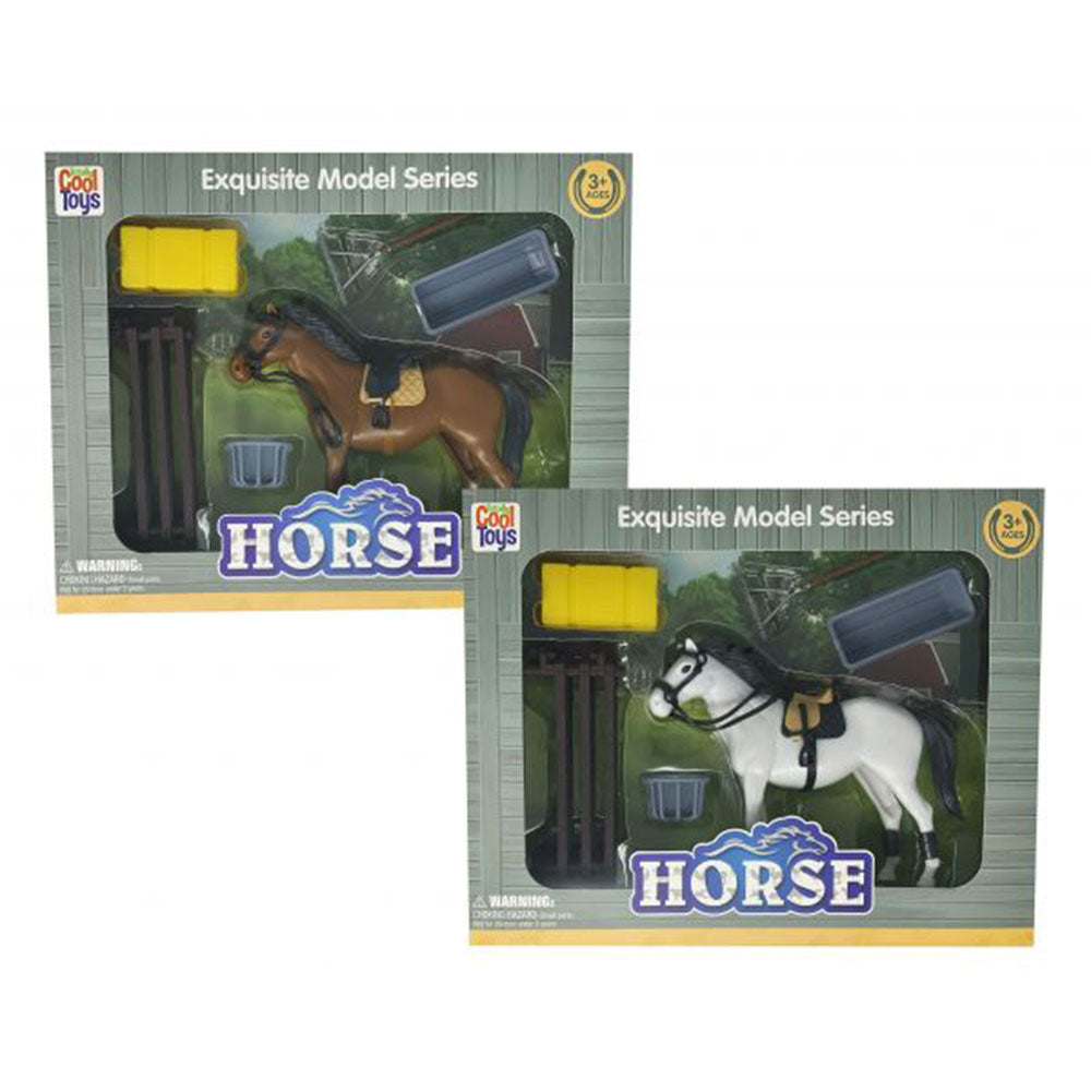 Plastic Toy Horse with Various Barn Accessories 20224 Toy Horse Shiloh