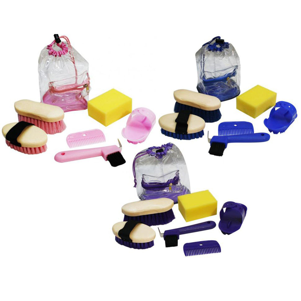 Showman Kid's Size 6 Piece Grooming Kit 24002 Grooming Kit Shiloh