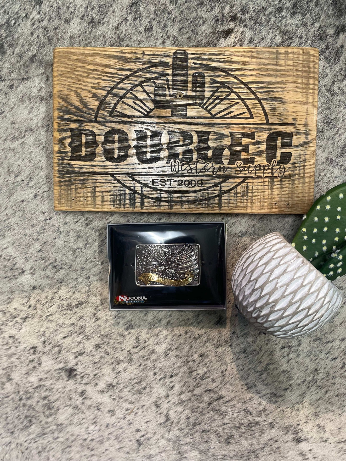 Nocona Men's American Eagle Buckle Belt Buckle M&F