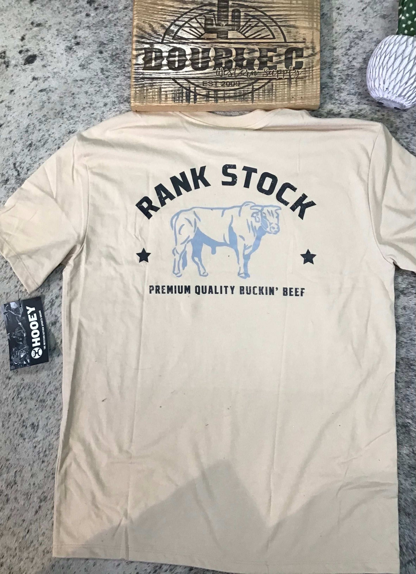 Hooey "Charbray" Tan T-shirt T-Shirt Hooey