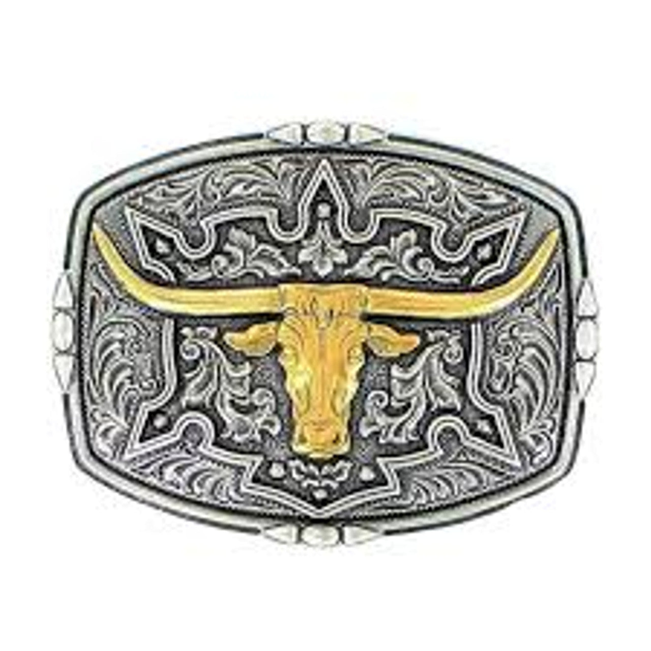 NOCONA MENS LONGHORN BUCKLE - ACC BUCKLE