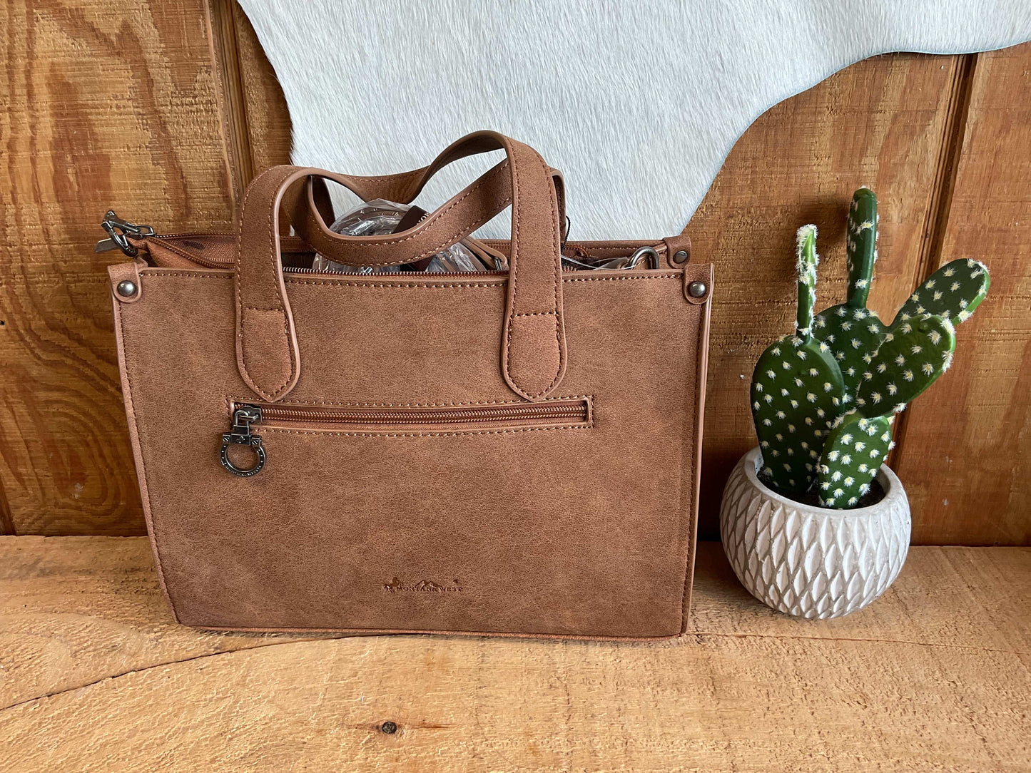 Montana West Medium Aztec Collection Tote/Crossbody MW1332-8322BR Purse Montana West