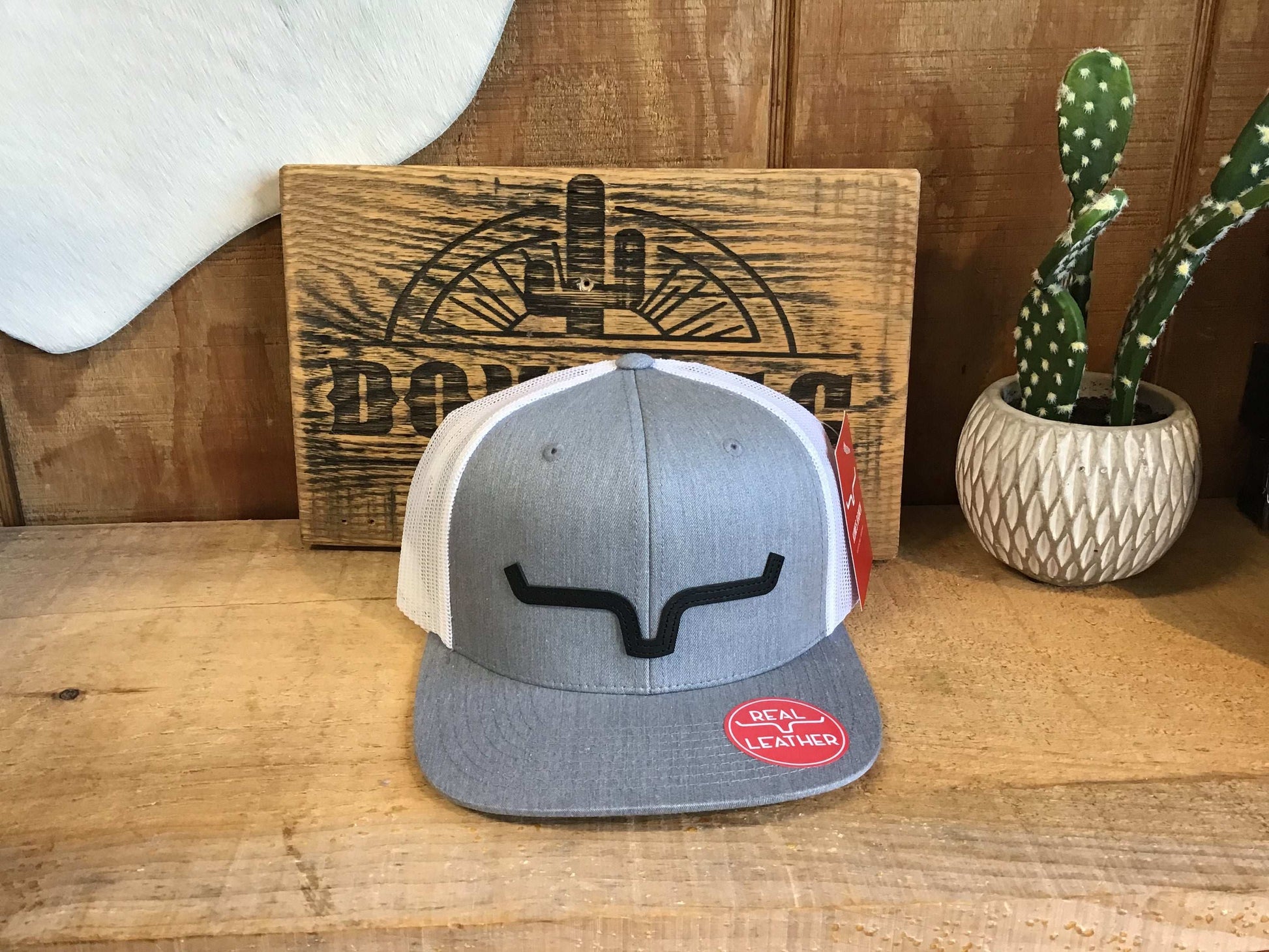 ATG Trucker Hat in Grey Heather Cap Kimes