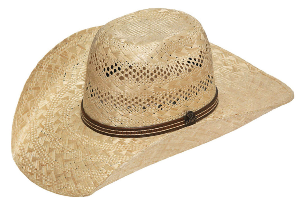ARIAT MEN'S SISAL STRAW PUNCHY COWBOY HAT cowboy hat Ariat