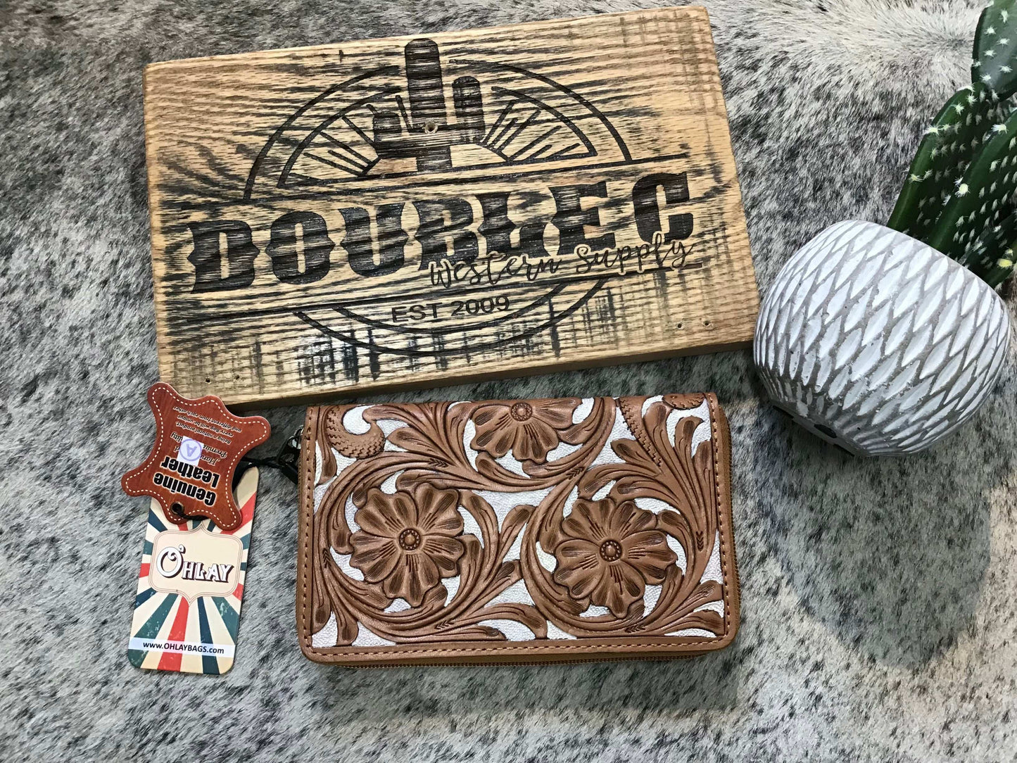 Wallet Genuine Leather women bag western Bag Handbag & Wallet Accessories Women's american darling