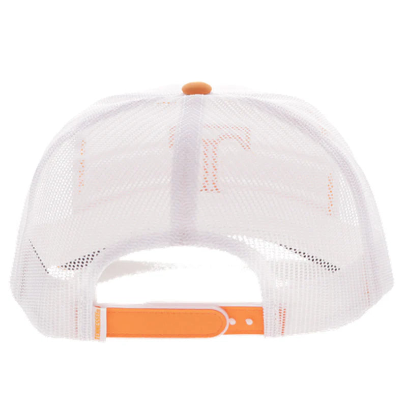 University of Tennessee Hat White w/ Orange T Logo 7481T-WH Cap Hooey