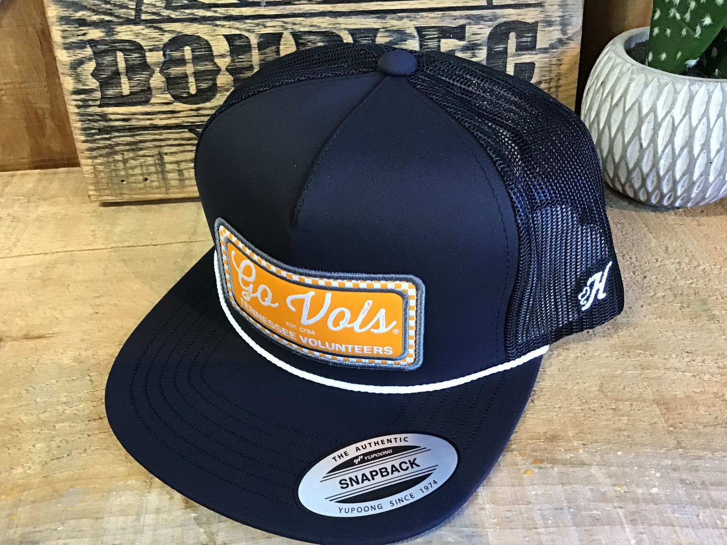 Hooey Tennessee Black With Orange 7477T-BK Cap Hooey