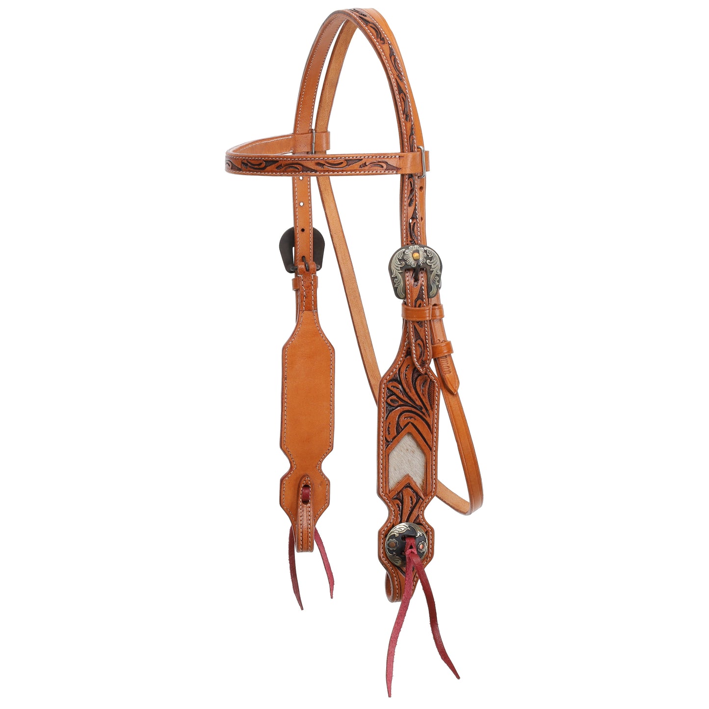 Showman Woodland Hide Browband Headstall and Breastcollar Set 8252 Headstall and Breast Collar Set Shiloh