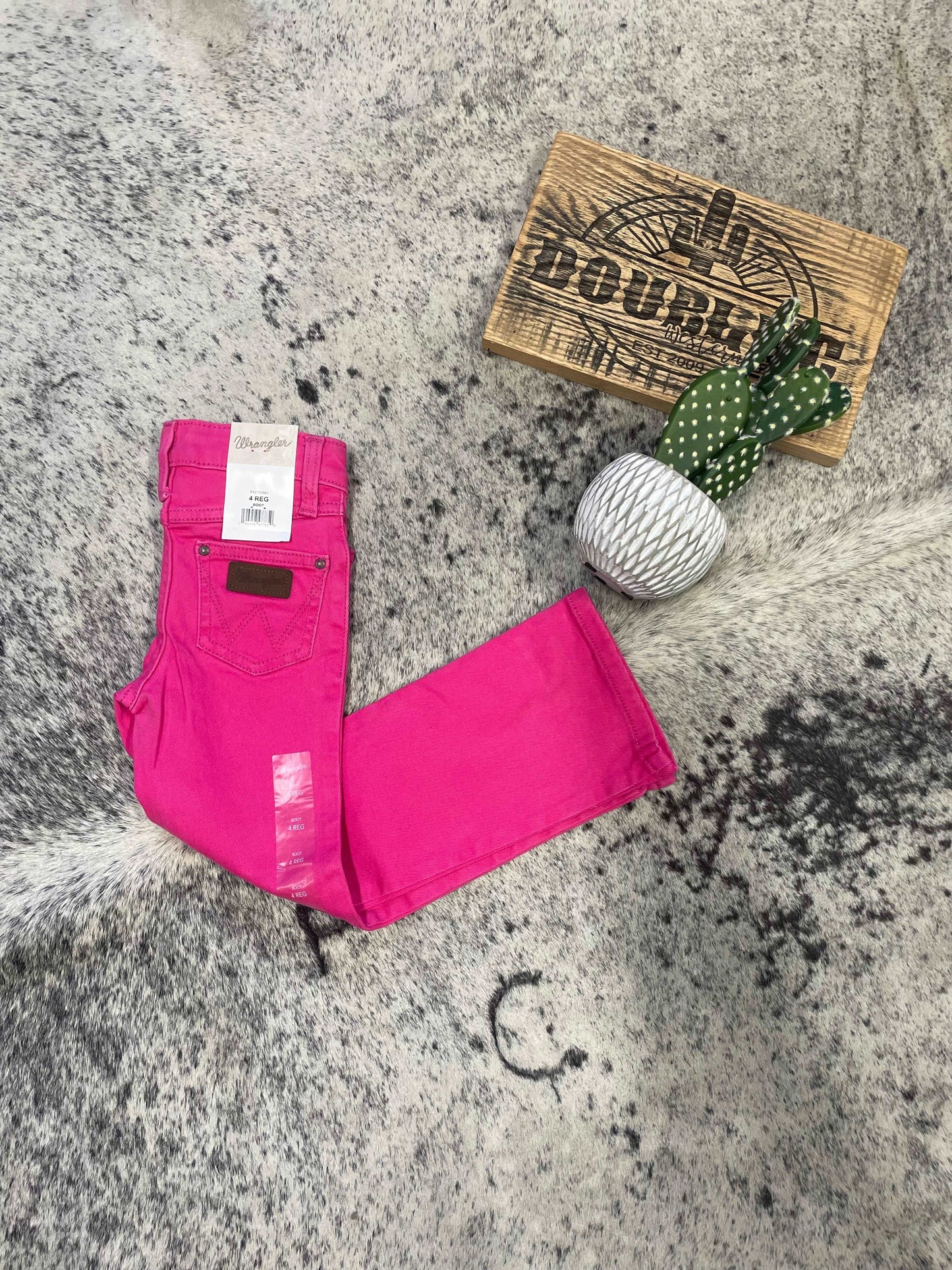 Girls Retro Pink Bootcut Children’s Clothing Wrangler