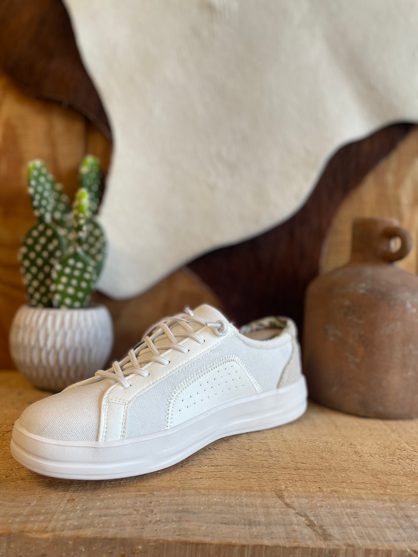 Hey Dude Karina Coconut White Shoes mom dad grads Hey Dude