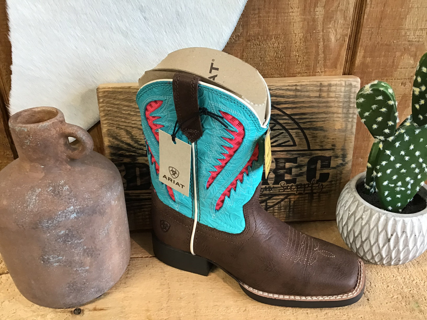 Ariat YTH Quickdraw VentTEK Western Boot Boots Ariat