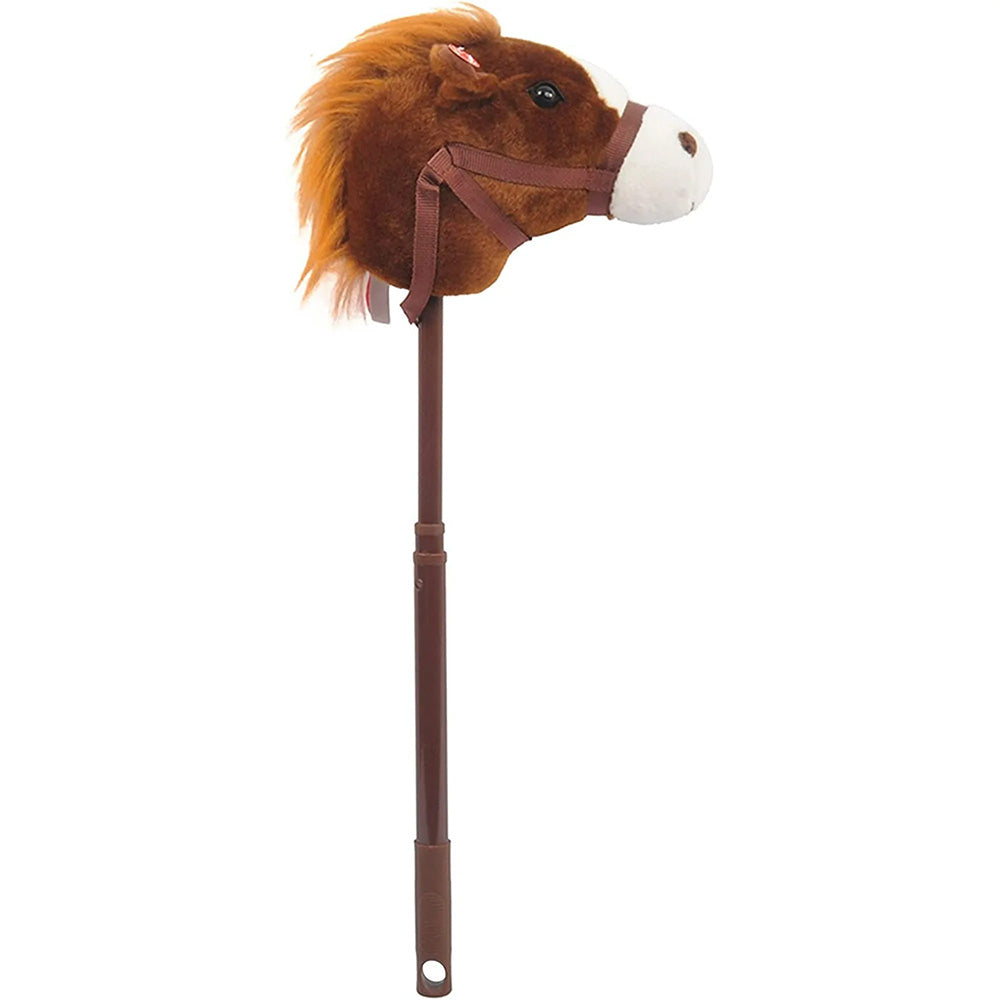 Showman Couture Adjustable Plush Stick Horse with Sound Effects A-20216 Stick Horse Shiloh