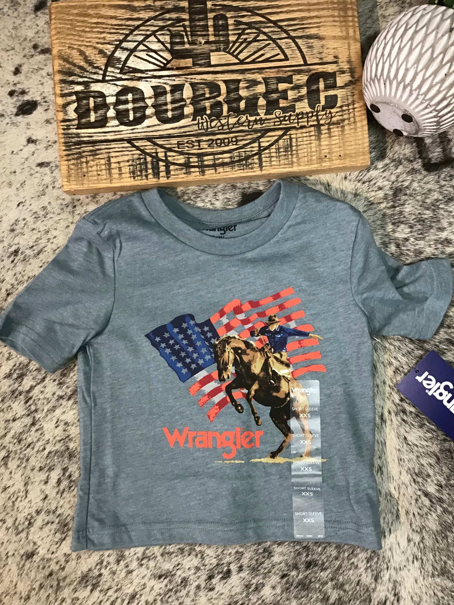 Wrangler® Boys Short Sleeve T-Shirt - Lead Heather T-Shirt Wrangler