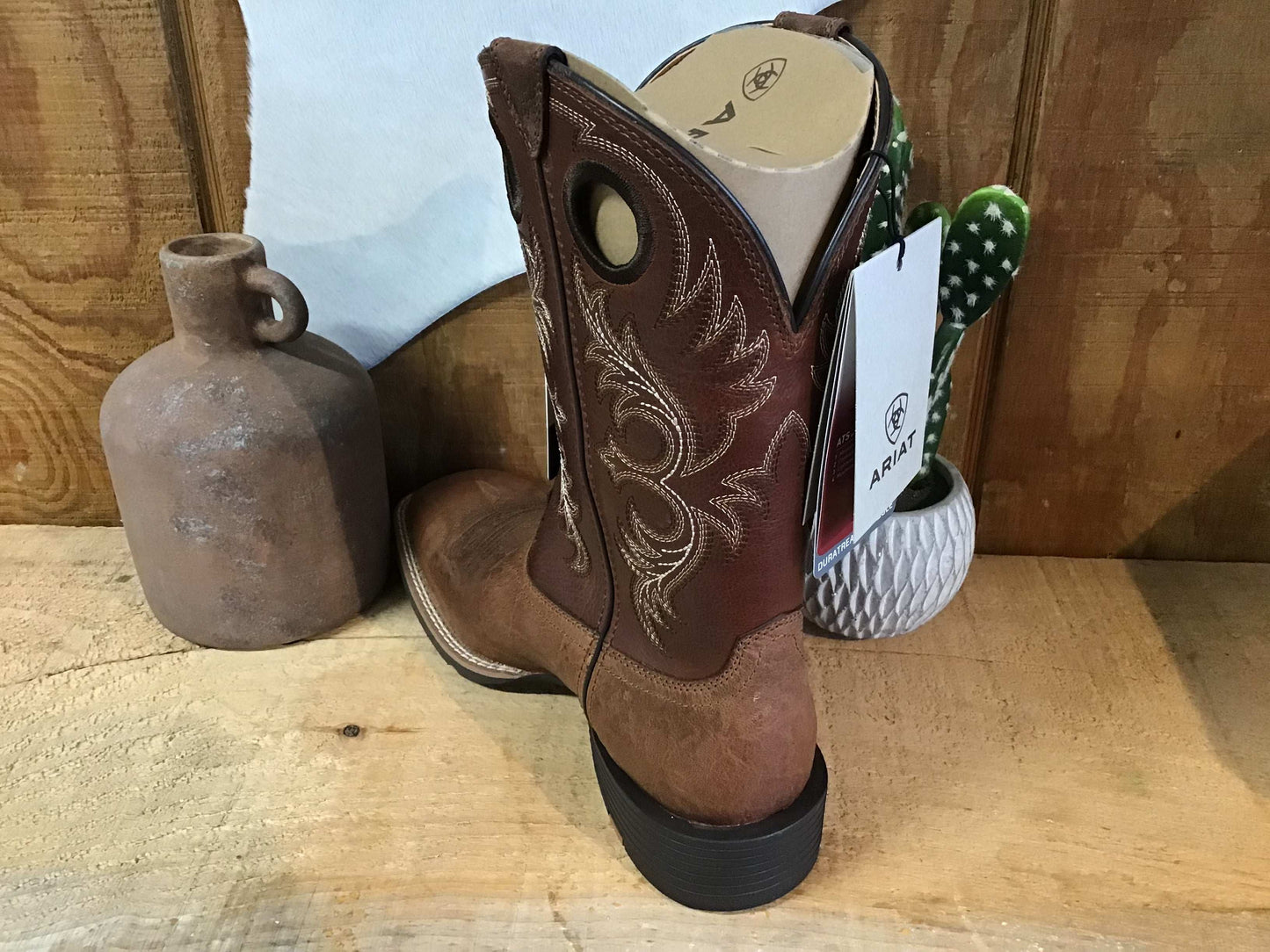 Ariat MNS Sport Rodeo Cowboy Boot AGED TAN ELEPHANT PRINT Boots ariatfootwear Ariat