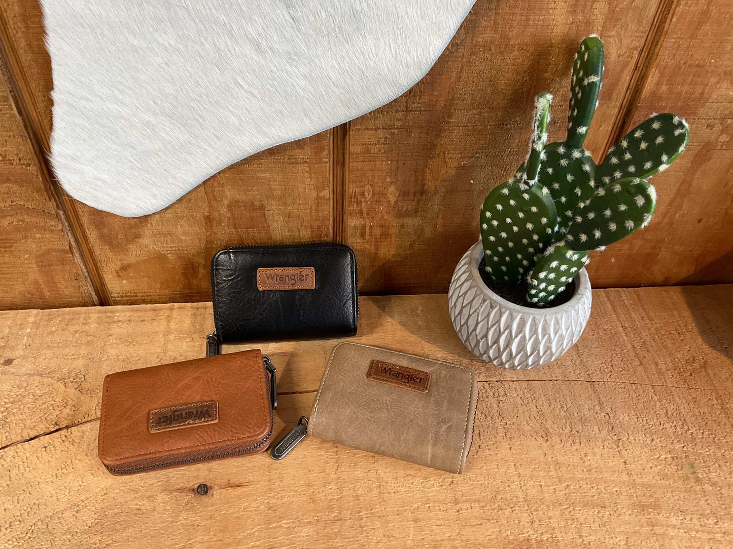 Wrangler Small Wallet RFID Card Holder WG200-W053BR/KH/BK wallet Montana West