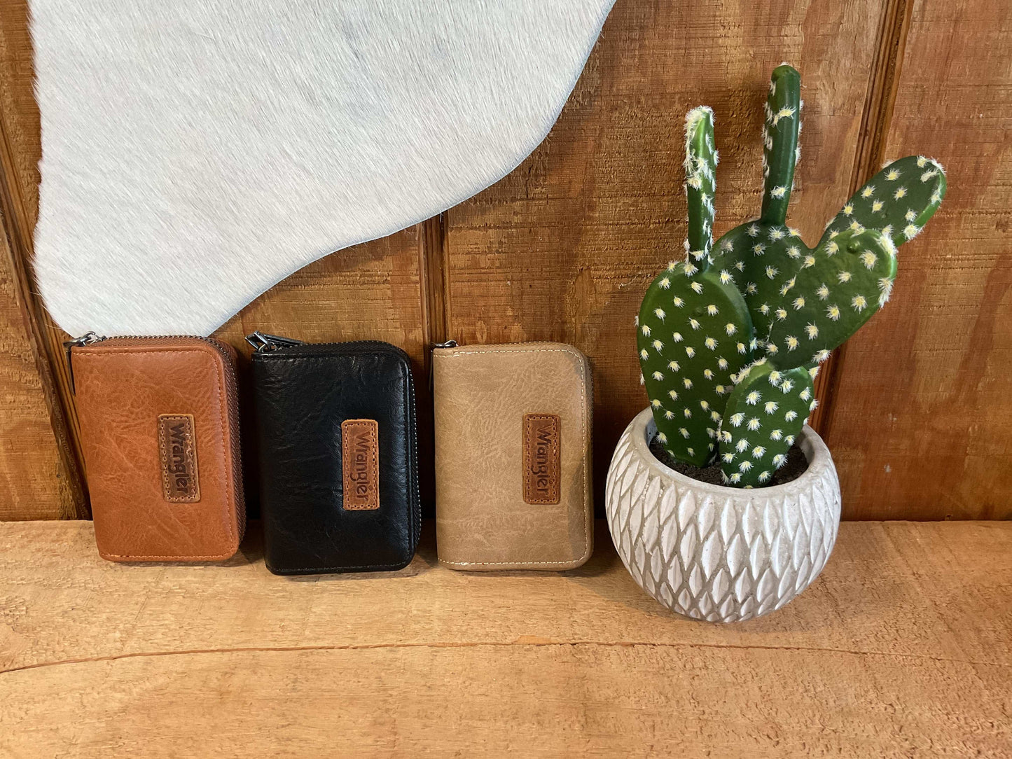 Wrangler Small Wallet RFID Card Holder WG200-W053BR/KH/BK wallet Montana West