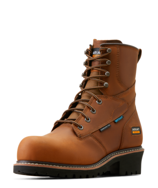 Ariat MNS Logger Shock Shield Waterproof Composite Toe Work Boot boots ariatfootwear Ariat