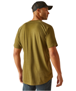 Ariat MNS Rebar Cotton Strong T-Shirt LICHEN HEATHER Ariat
