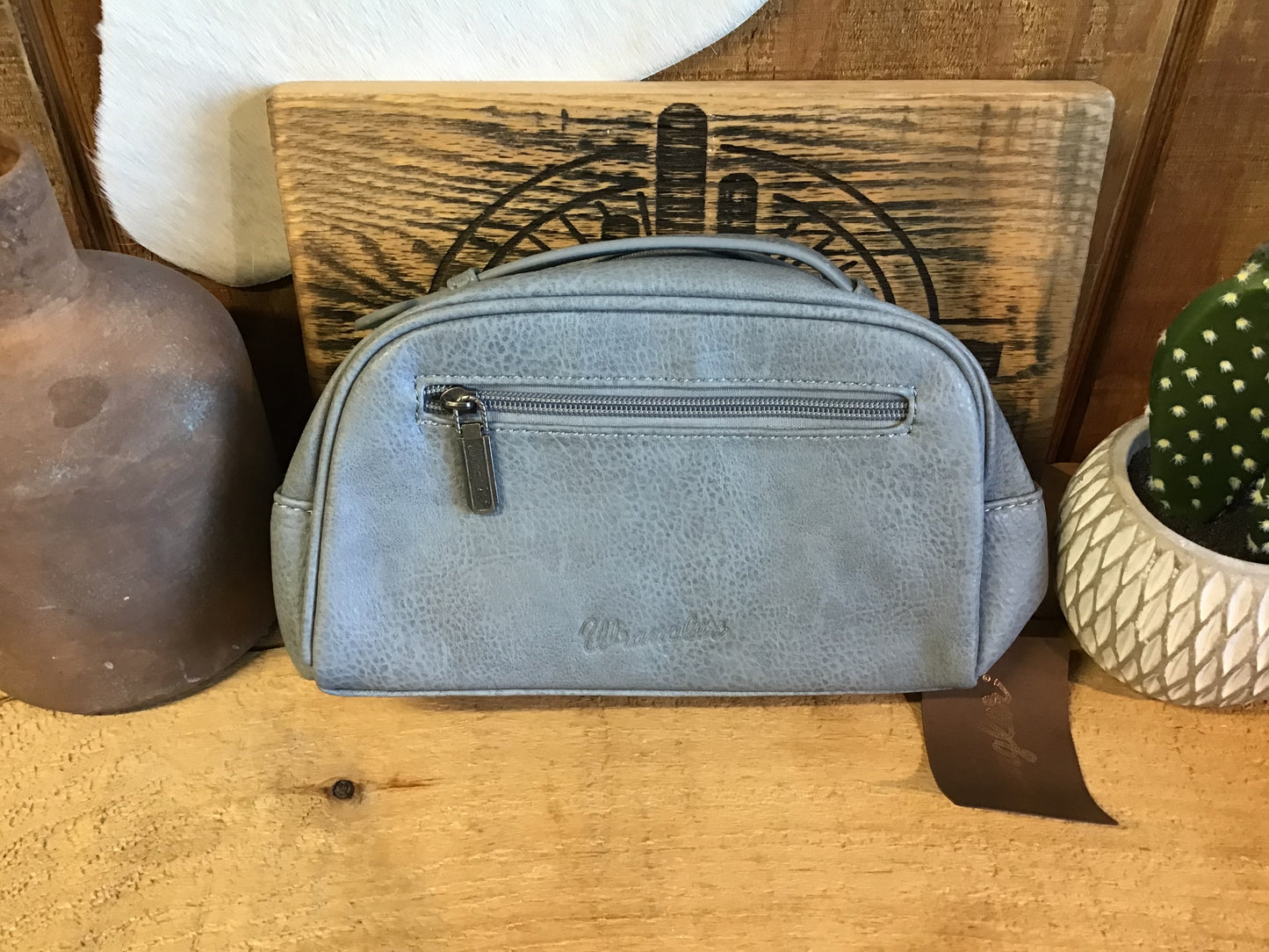 Wrangler Embroidered Multi Purpose/Travel Pouch Jean Travel Organizer Women's Wrangler