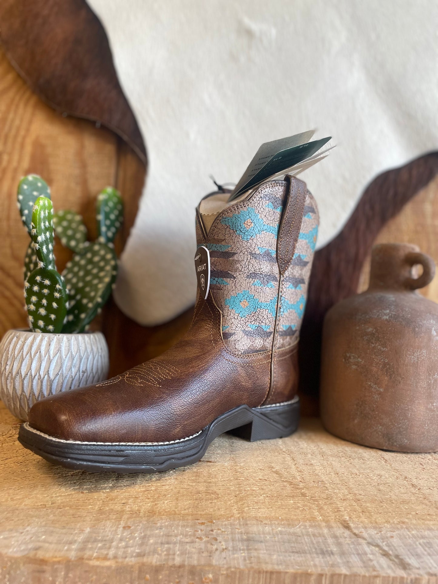 Ariat Women's Square Toe Anthem Shortie Savanna Boots Womens boots ariatfootwear ariatwomens Ariat