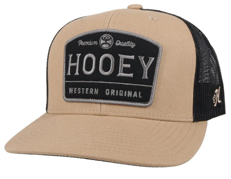 Hooey "Trip" Tan/Black Hat Cap Hooey