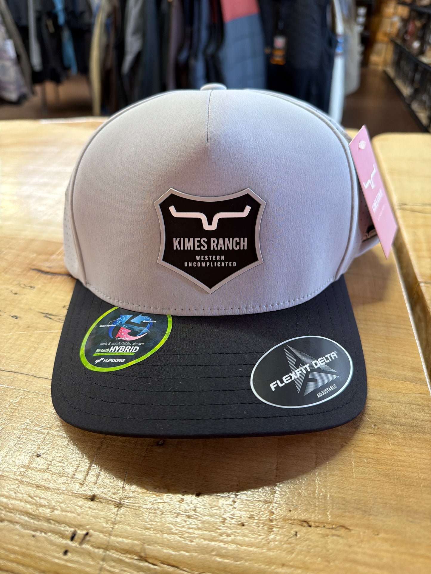 Kimes Ranch Vista Hybrid Grey Cap Caps Kimes