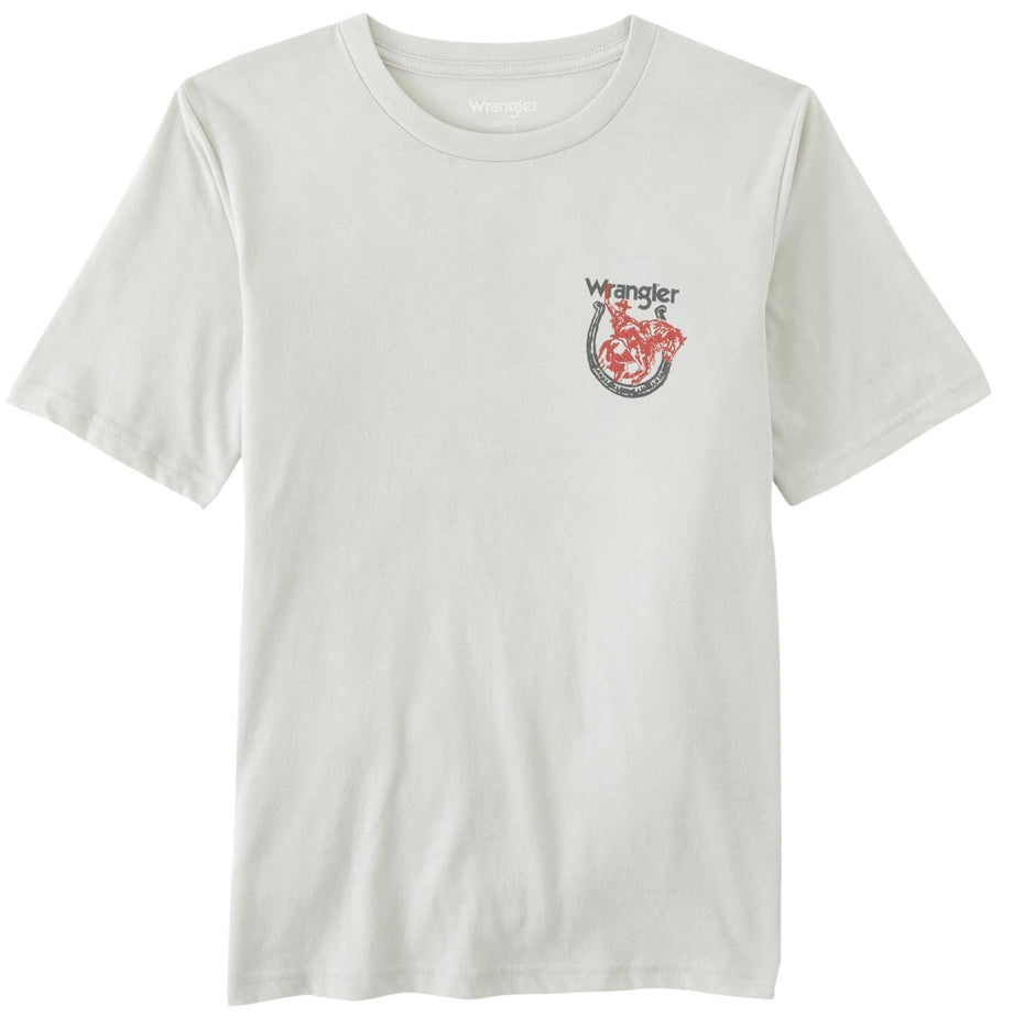 Wrangler® Short Sleeve T-Shirt - Regular Fit - Lunar Rock mom dad grads Wrangler