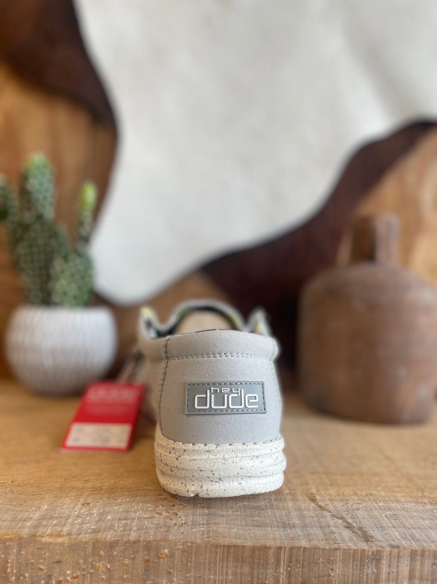 Hey Dude Mens Wally Sox Fog Shoes Hey Dude