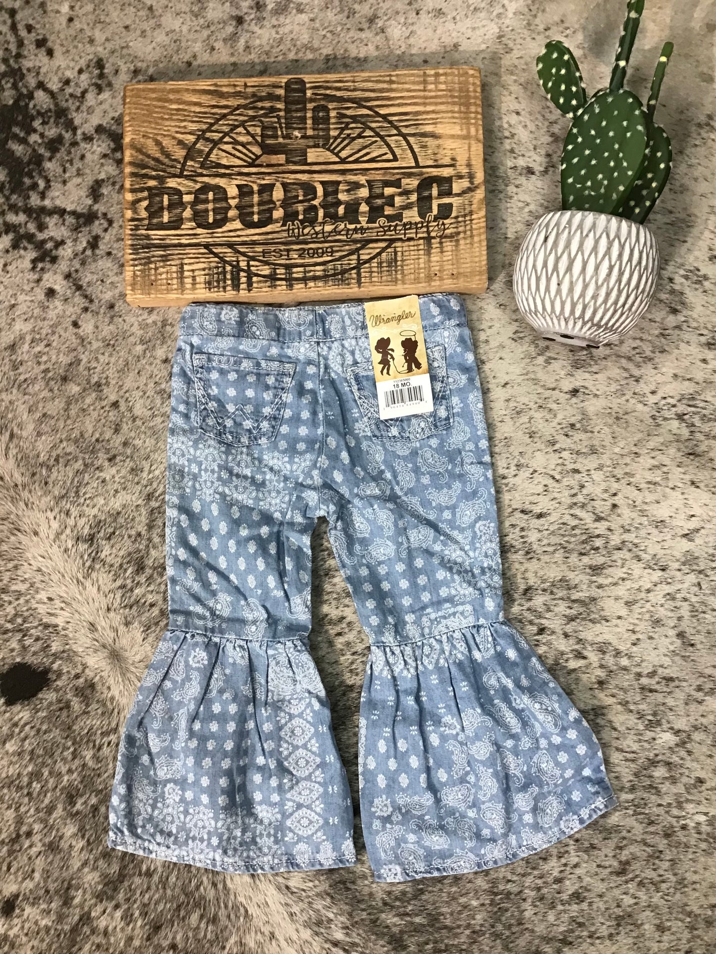 Wrangler® Baby Girl Flare Jean - Winter Jean Wrangler