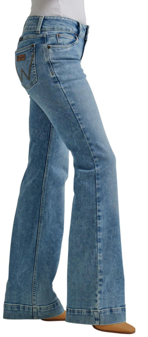 Wrangler Retro® Mae Trouser Jean - Mid Rise - Lilibeth Jeans Women's Wrangler