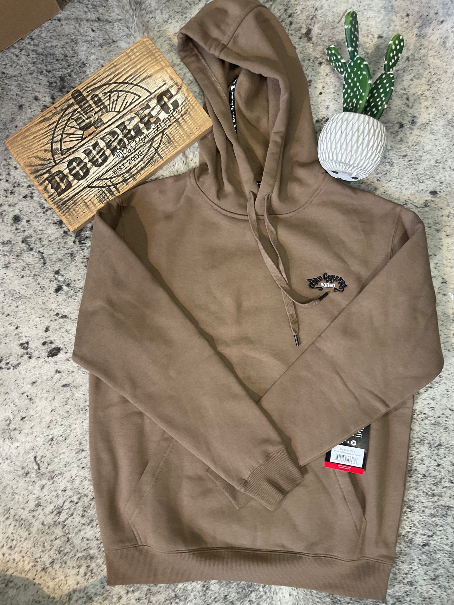 Hooey Bad Company Mens Tan Hoody HH1405TN Hoodie Hooey